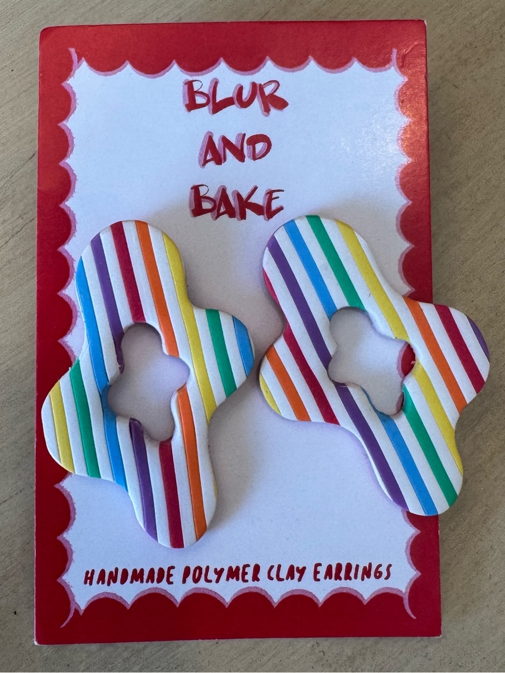 Blur and Bake | Handmade Polymer Clay Earrings